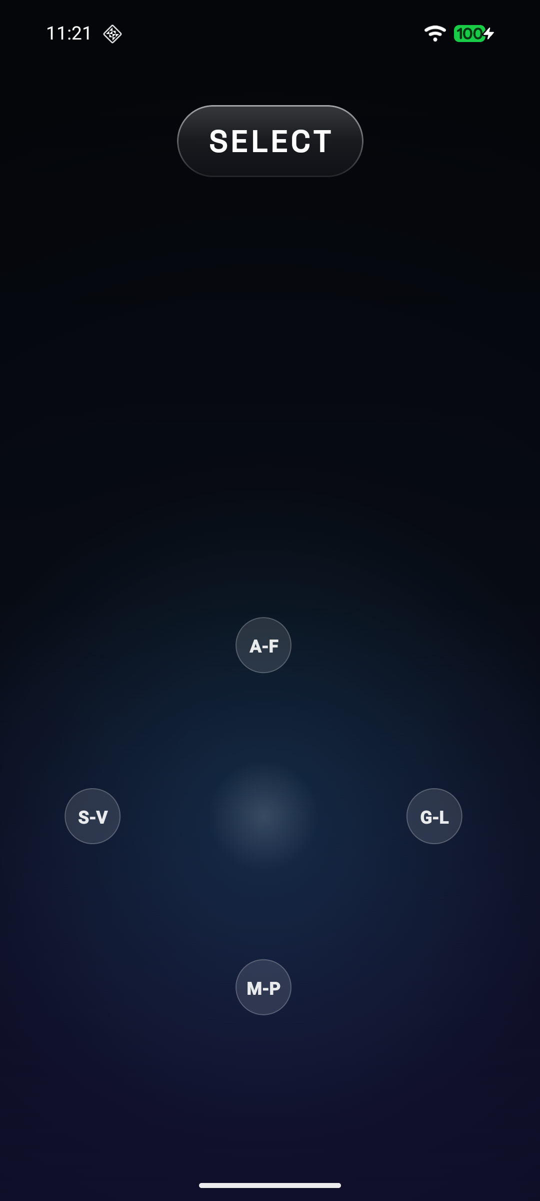 Glide Launcher Quick Access Wheel Interface on Android